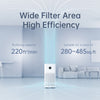 Mi Air Purifier 3H for home, high efficiency filter eliminate 99.97% smoke pollen dust, quiet for large space up to 484sq ft, for living room, bedroom