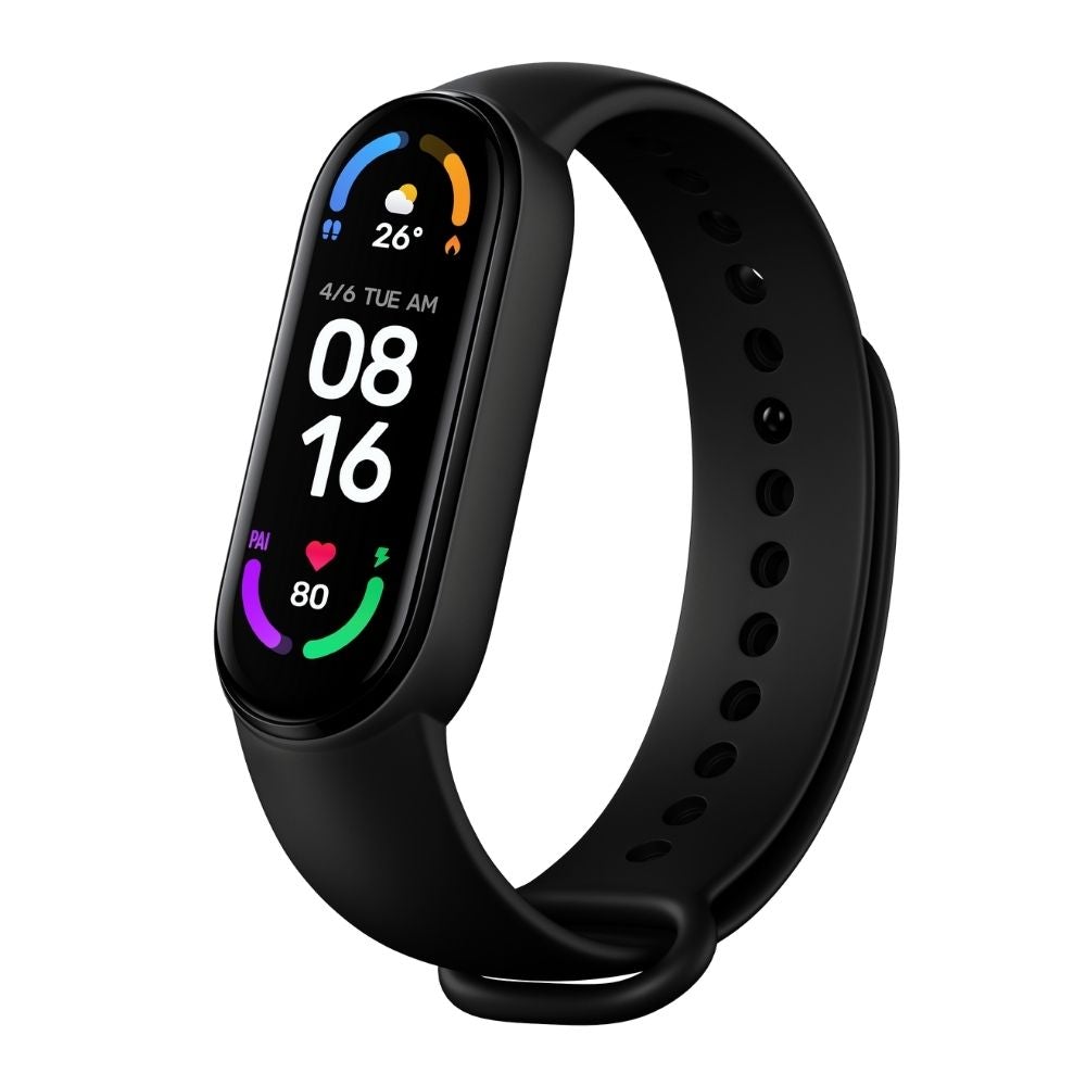 Xiaomi Mi Smart Band 6 - 1.56'' AMOLED Touch Screen, SPO2, Sleep Breathing Tracking, 5ATM Water Resistant, 14 Days Battery Life, 30 Sports Mode