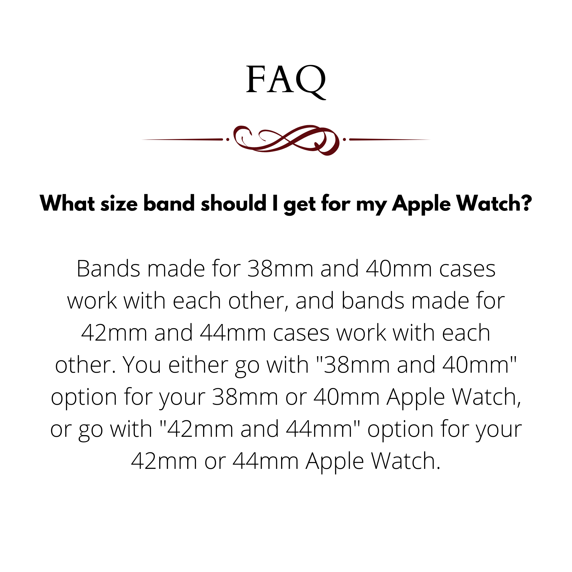 Retro Style Transparent Strap for Apple Watch Frequently Asked Question