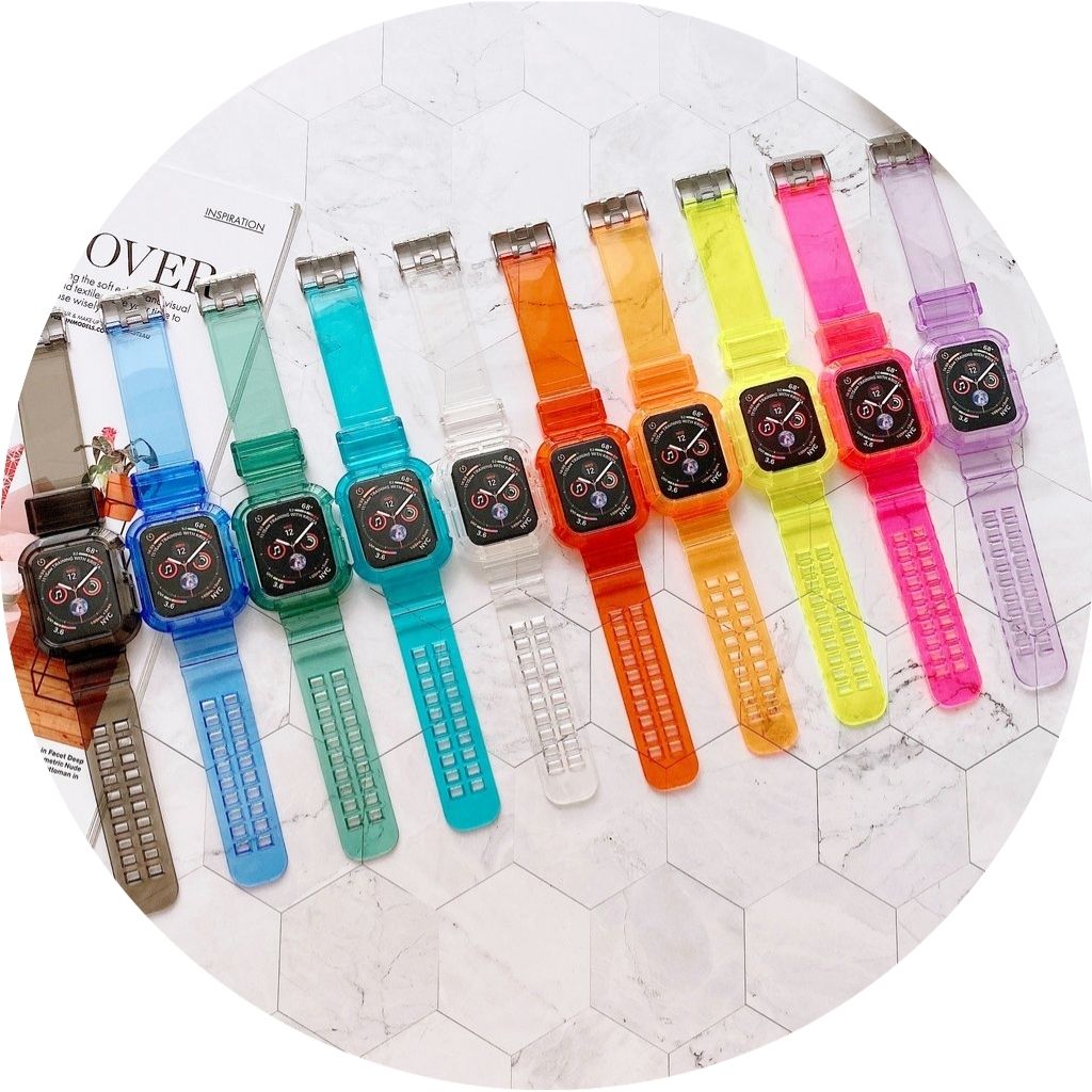 Retro Style Transparent Strap for Apple Watch®