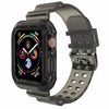 Retro Style Transparent Strap for Apple Watch®–Payne's Grey