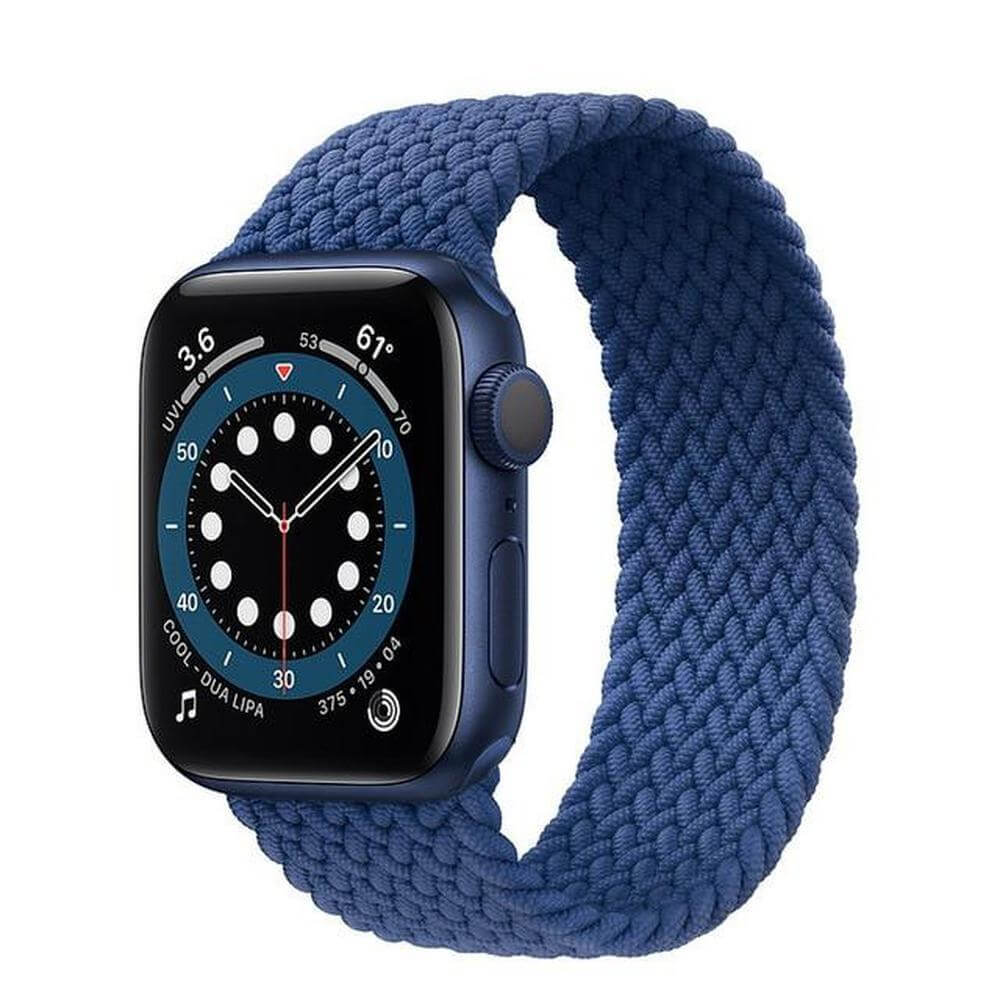 Braided Elastic Strap for Apple Watch-Silicone Band-800X