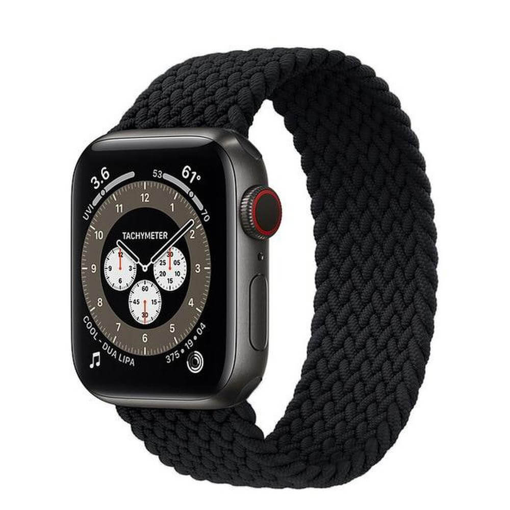 Braided Elastic Strap for Apple Watch-Silicone Band-800X