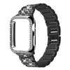 Diamond Luxe Stainless Steel Jewelry Band With Case for Apple Watch-Jewelry Band-800X