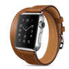 Load image into Gallery viewer, Genuine Double Tour Bracelet Leather Band for Apple Watch-Leather Band-800X