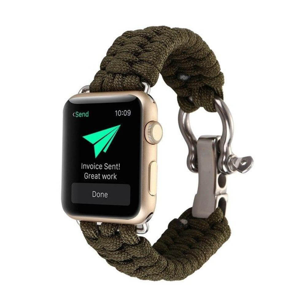 Paracord Survival Bracelet for Apple Watch-Nylon Band-800X