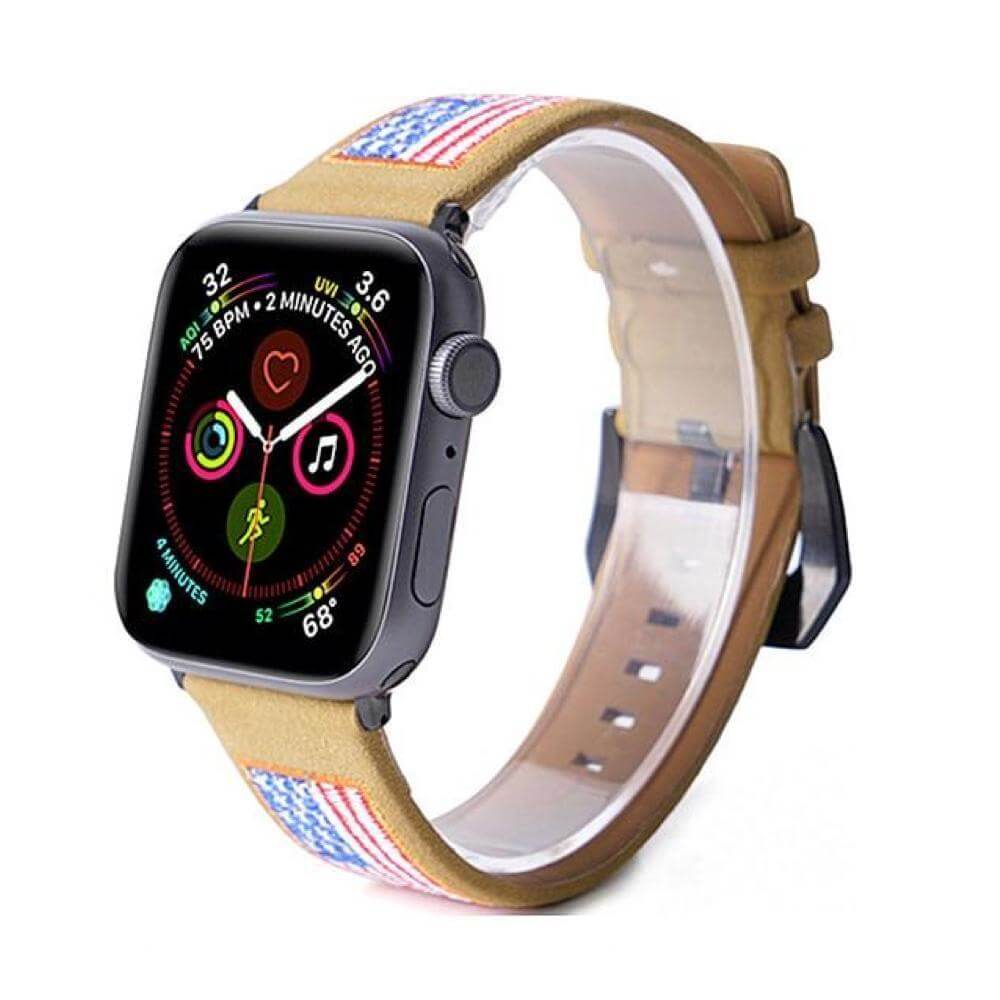 Patriot Edition Sport Bracelet for Apple Watch-Leather Band-800X